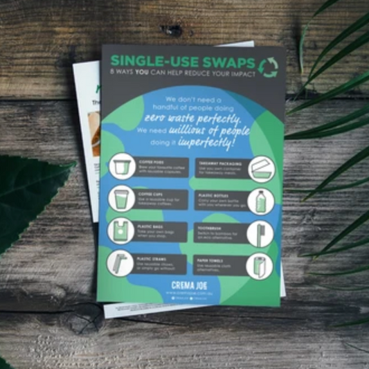 Downloadable & printable single-use swaps poster